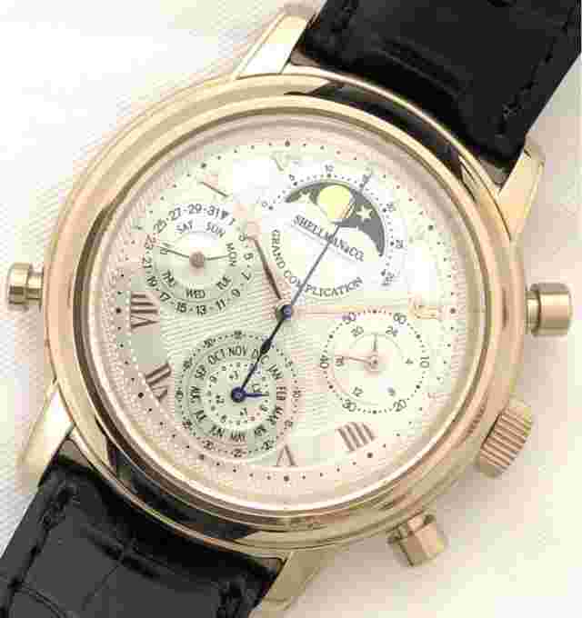 Shellman 6771 Grand Complication T12/177 6771-T011179TA Gold White Round