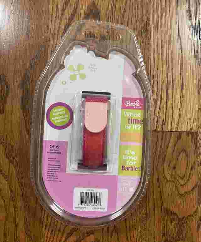Barbie Watch Sporty Wrapstrap Pink Brand New Sealed 2005 Doll Movie