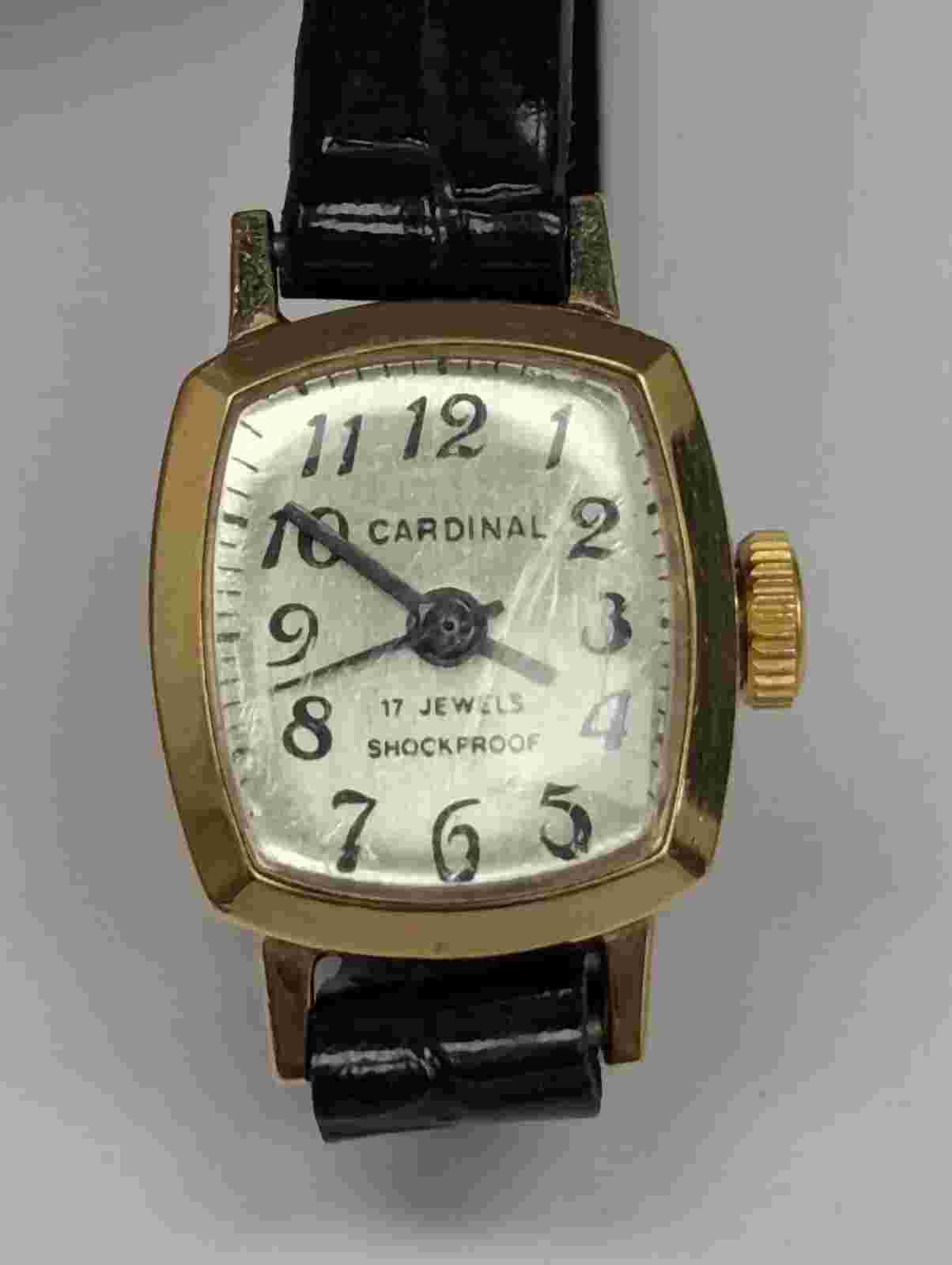 Vintage Cardinal Women’s 17 Jewels Shockproof Manual Watch Ref 572007