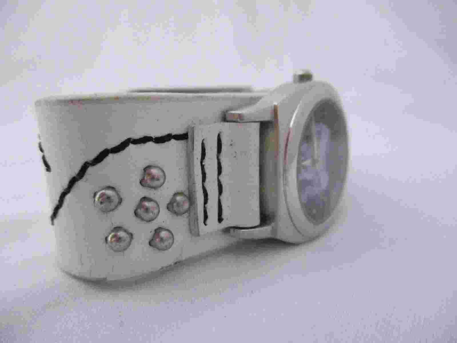 Candies Women's White Band Analog Watch