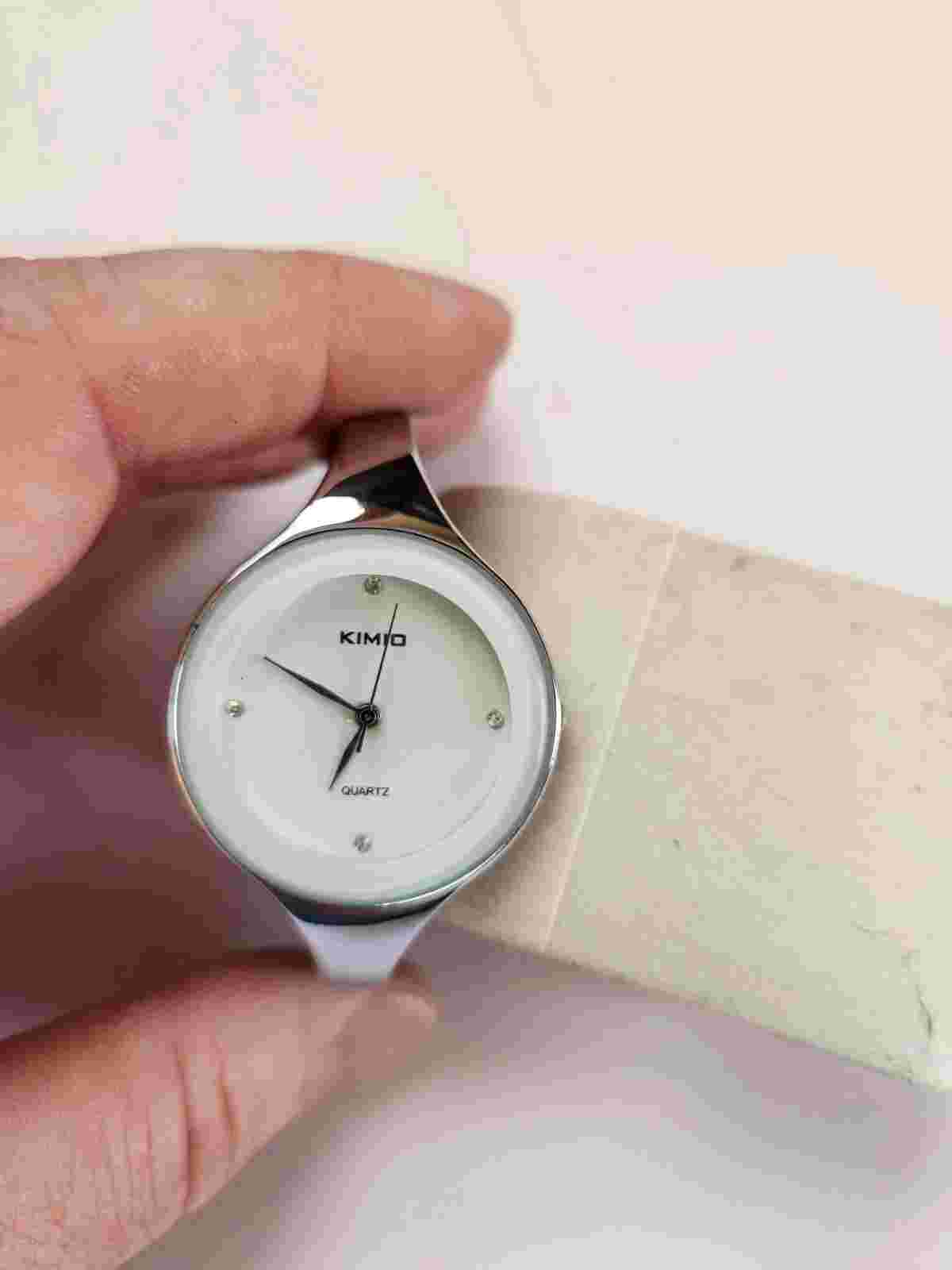 Kimio White Dial Stainless Steel Women's Watch.  9-18-2345 45