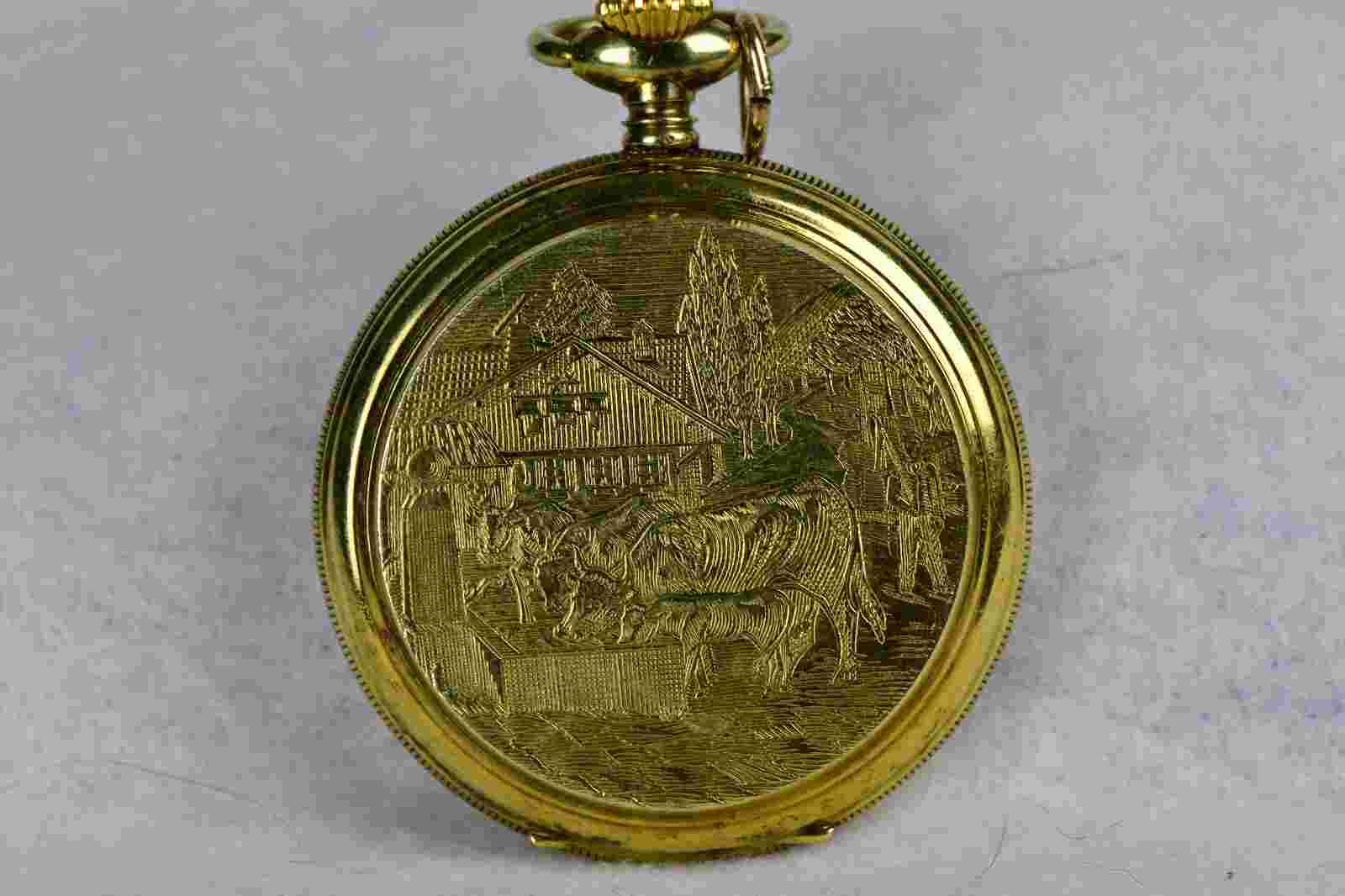 Vintage CIRO/Nastrix Pocket Watch Incabloc 17 Jewels Swiss. Tested/works