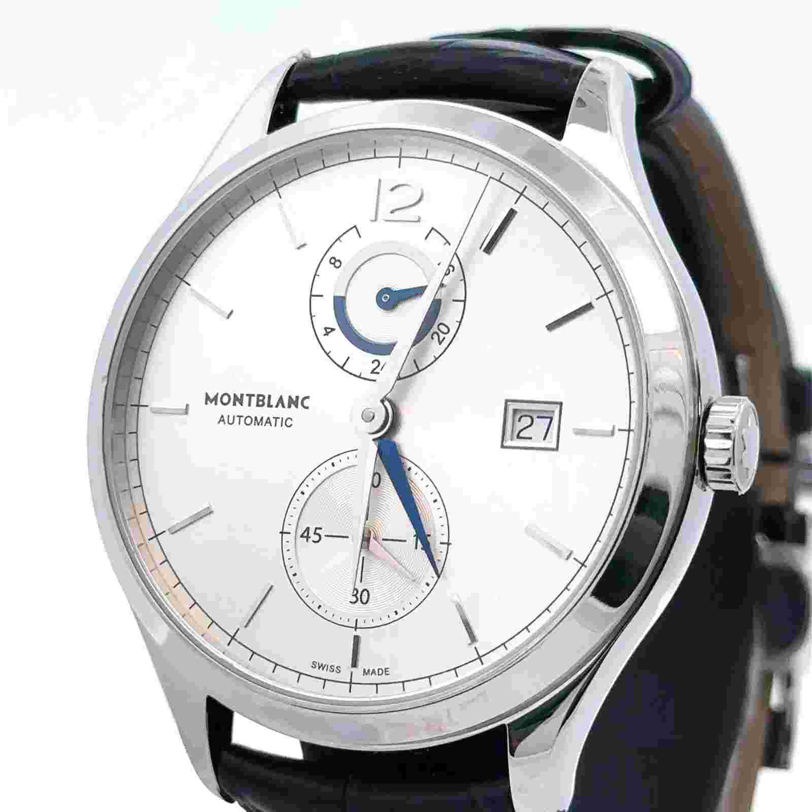 Montblanc 112540 Heritage Chronometrie Dial Time Automatic Men's Wristwatch