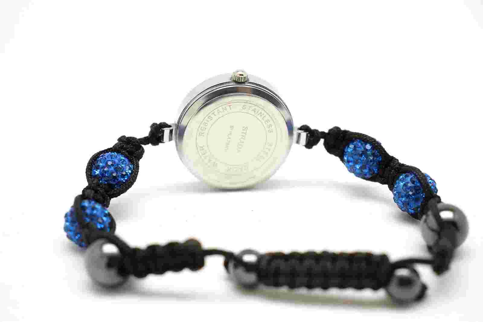 STRADA Ip Plating Quartz Japan Women's Blue Tone Watch