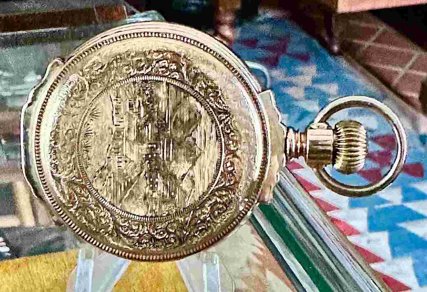American Waltham Watch Co. 1872 MODEL 14k GOLD BOX HINGED 1885