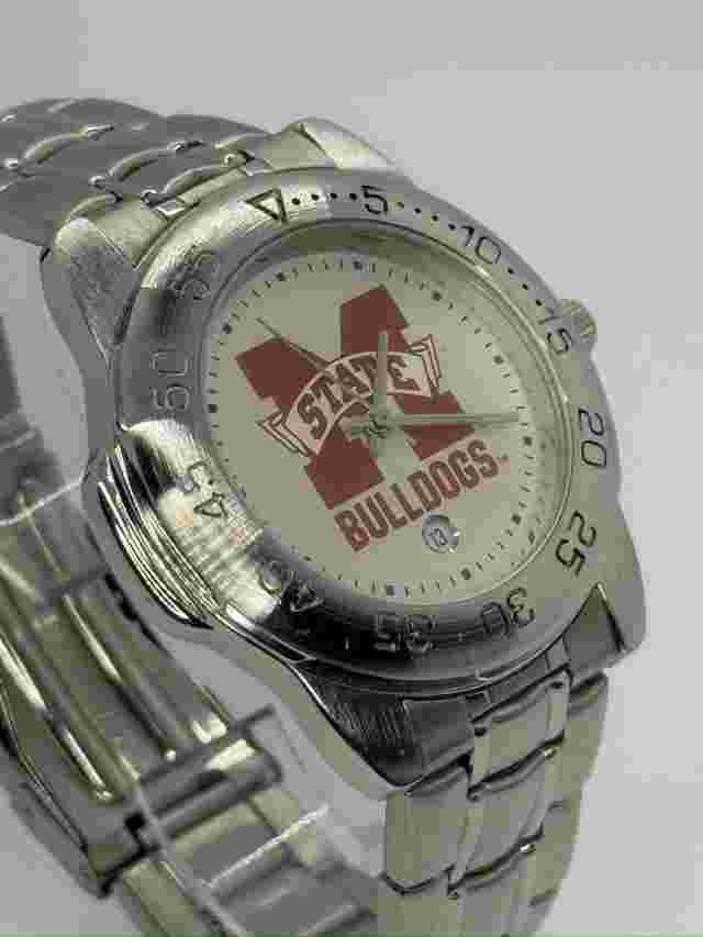 Mississippi State Bulldogs Men Steel Sport AnoChrome Watch