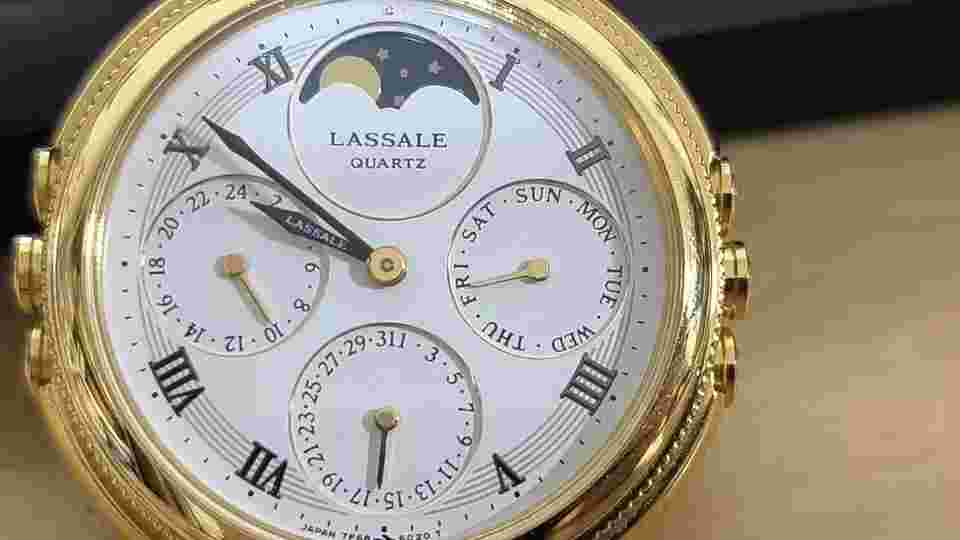 Original Lassale watch Excellent very rare Seiko Lassale Ref 7F68-6020