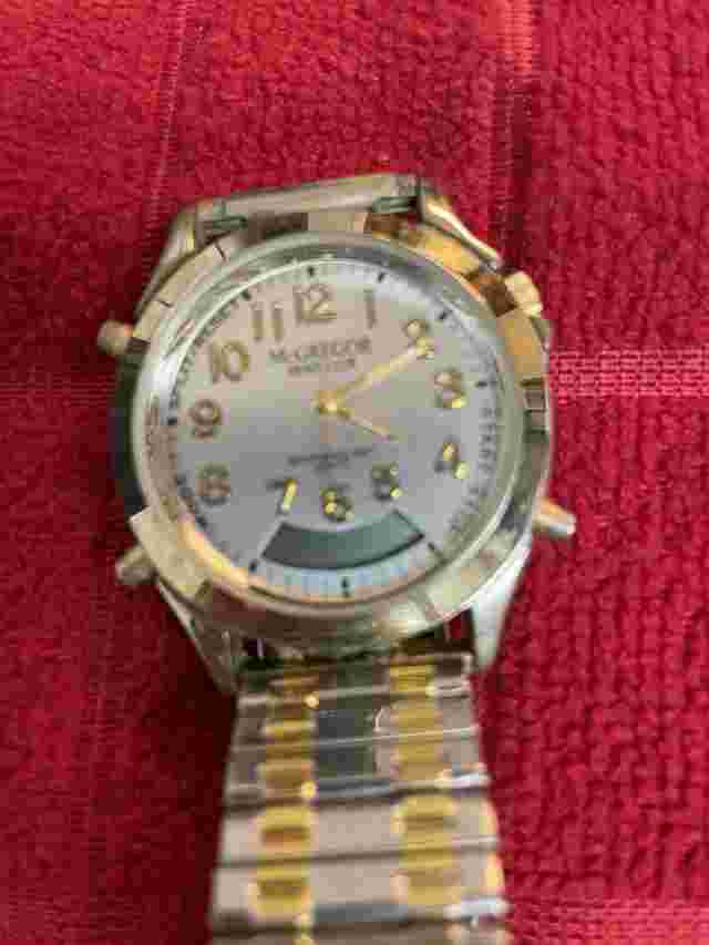 McGregor Hunt Club Men’s Watch Gold And Silver Tone Band