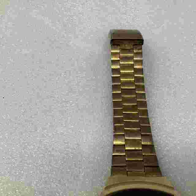 Sanyo Select Vintage Watch Digital Gold Or Brass? Band  W71
