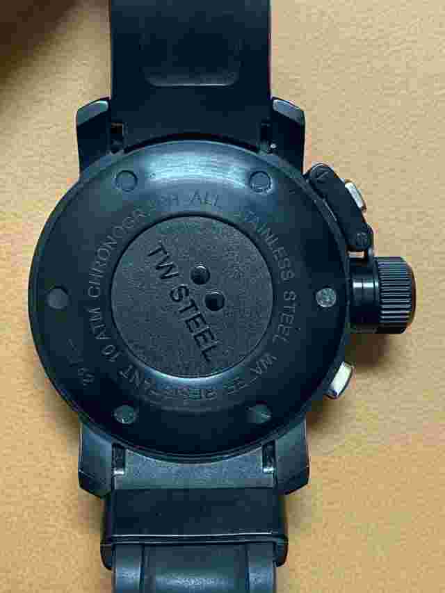 TW Steel TW42 Durable Black Wrist Watch for Men