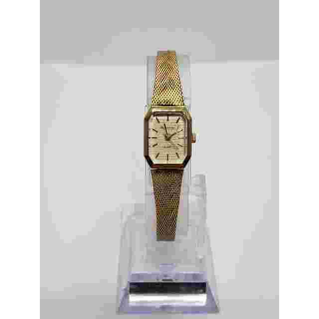 Armitron women's watch 25/4136 E927101 Hexagon gold shaped face with gold accent