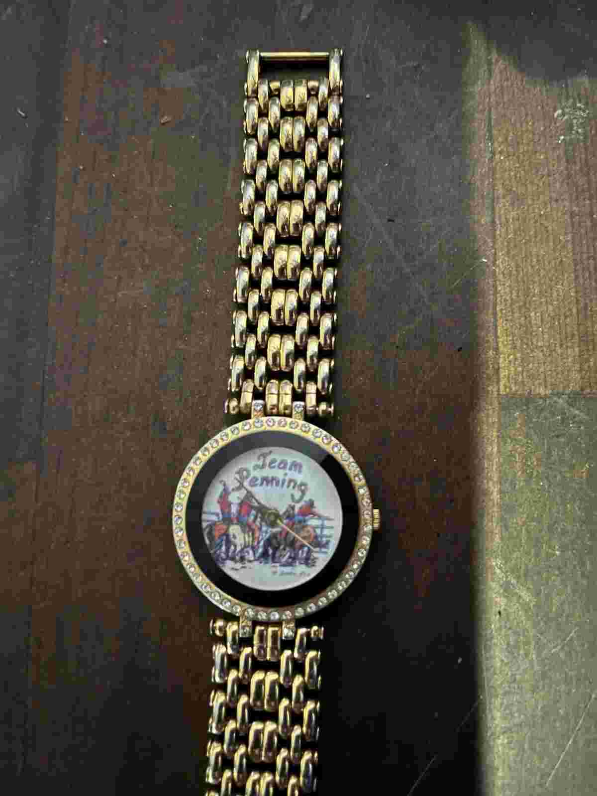 Team Penning Watch, Rodeo Western Watch Cowboy Cowgirl Wristwatch,