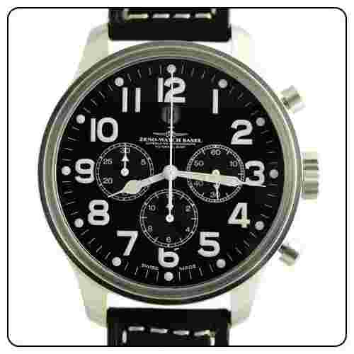 Pilot Oversized XL-Flieger-Chronograph. “Tri-Compax Horizontal.”