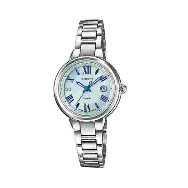 CASIO watch SHEEN solar SHE-4516SBY-7AJF Silver Lady's from Japan