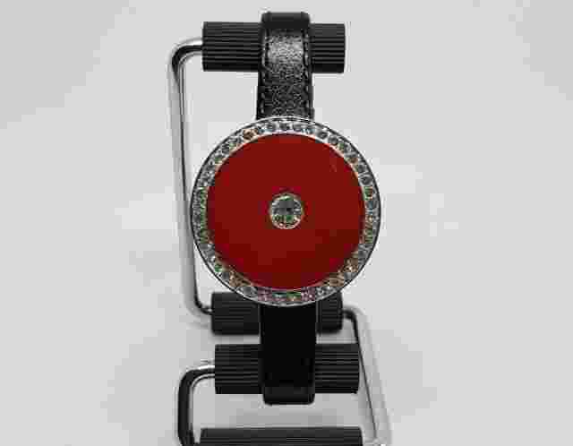 Terner Ladies Jewellery Watch Quartz Red Casual Fashion Gems Stones New Battery
