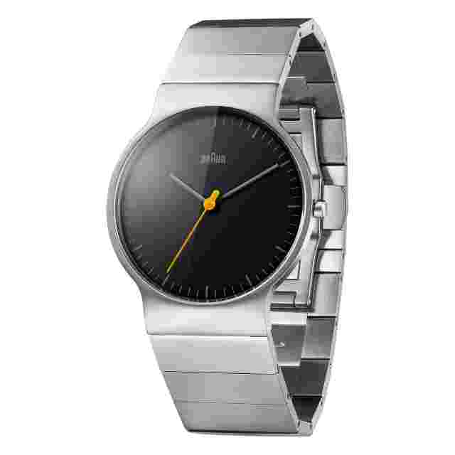 Braun Bn0211bkslbtg Classic Slim Men`s 38mm 3atm