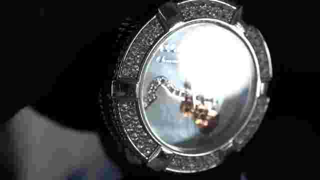 Sanrio Hello Kitty Simmons designer watch crystal accent bezel MoP dial 40mm 3m