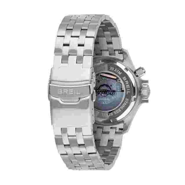 Mens Hybrid Automatic Wristwatch BREIL MANTA P.R.O. TW2016 Steel Black Sub 200mt