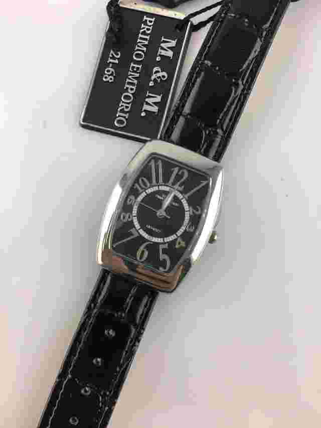 Watch M&M First Emporio Quartz Women 28mm Tonneau Working Short Strap