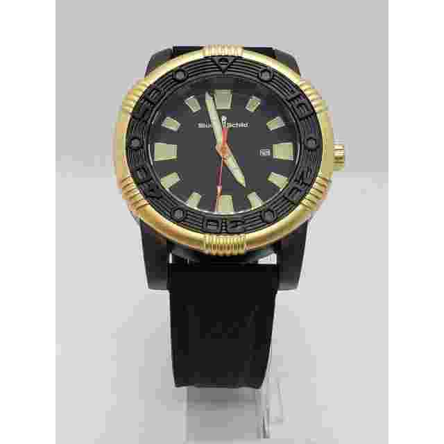 Studer Schild Savage Mens Watch Black Silicone Strap