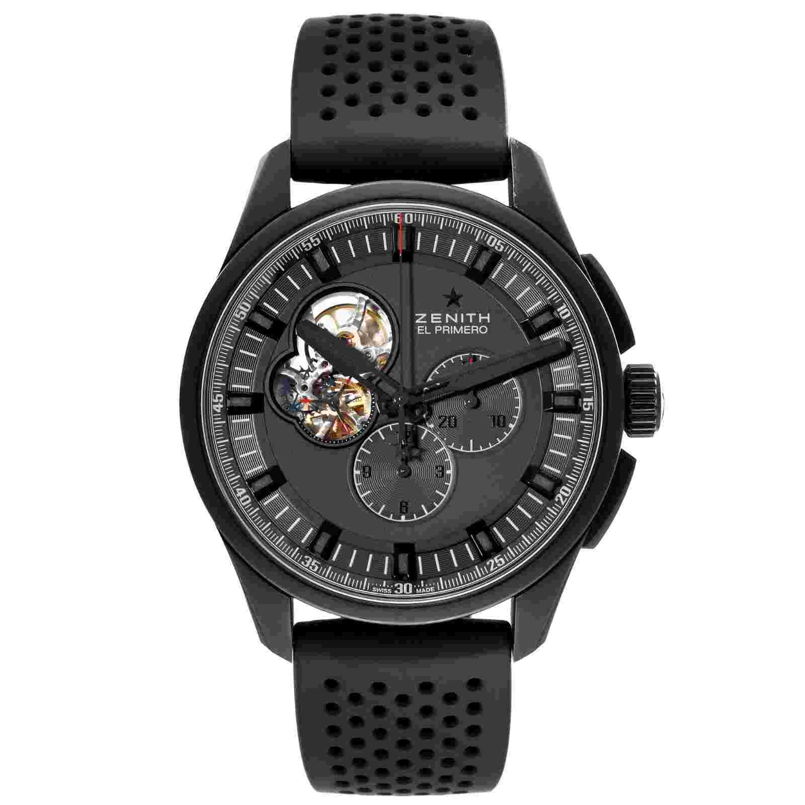 Zenith El Primero Men's Black Watch - 96.2260.4061