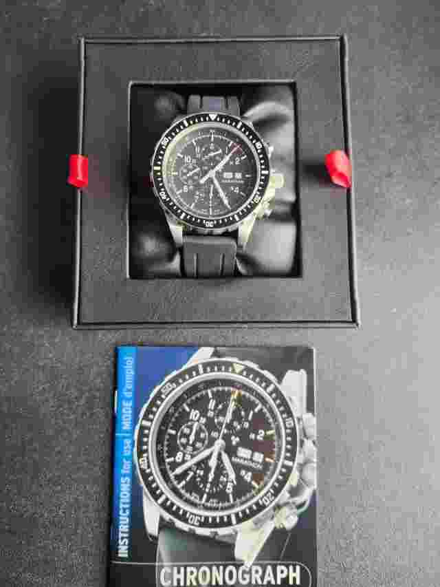 Marathon Swiss Made Diver/Pilot CSAR Automatic Chronograph w/ Marathon Stopwatch