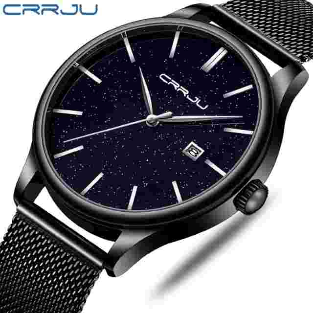 Luxury Men Watches Mens Steel Watches Casual Dress Waterproof Quartz Wristwatch