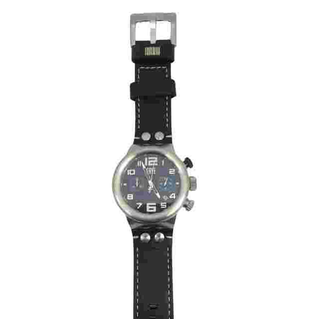 Frye 46mm Stainless Steel Chronograph Black Dial Mens Quartz Watch 245689CST