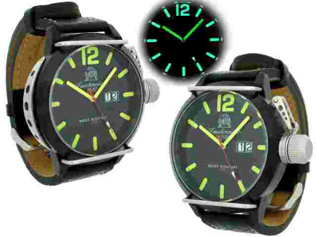 German SWISS BIG-DATE Crown Protecting system T0169