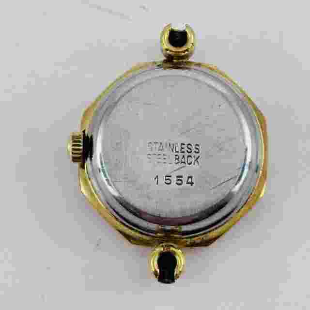 Golana Ladies Quartz Watch no band Gold Tone Runs New Battery