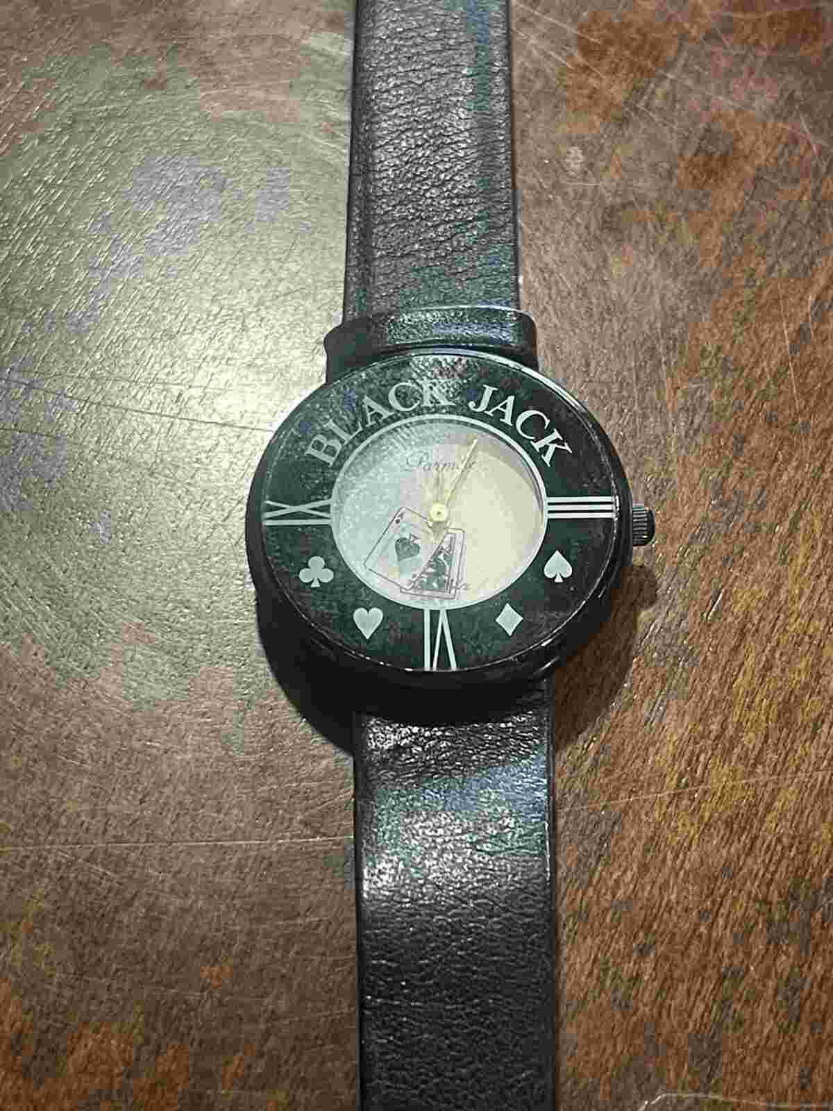 Vintage Parmex black jack Watch
