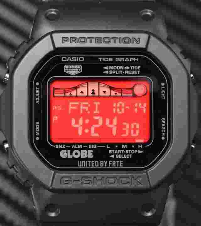 RARE CASIO G-SHOCK GLOBE 3223 GRX-5600GE-1 Water Resist 20bar Solar LIMITED