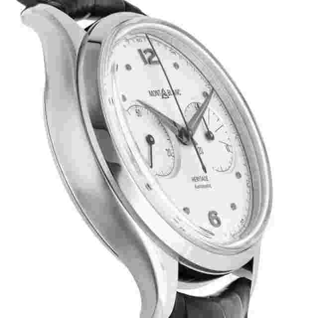Montblanc Watch Heritage Monopusher Chronograph 42mm Grey Alligator 119951