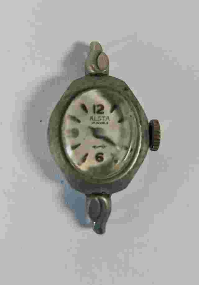 Vintage Alsta Women's Cocktail Watch Wind-Up 16mm - Runs, Needs Servicing