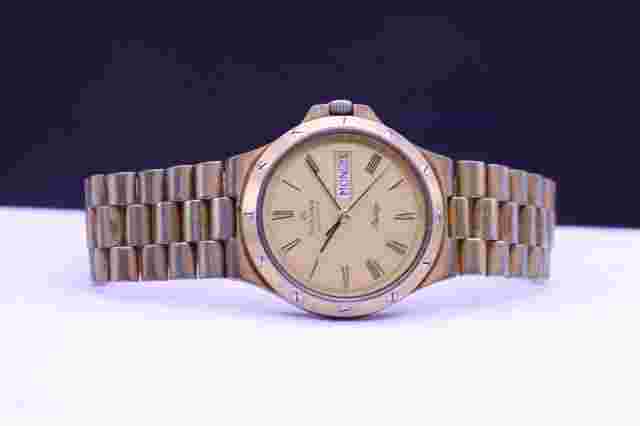 GOLANA PRESTIGE QUARTZ SWISS MEN'S WRIST WATCH 7j CAL. 955.422 RUNS (JN)