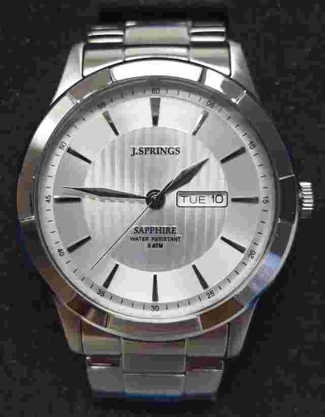 J.SPRINGS SAPPHIRE DRESS MENS WATCH BBJ011