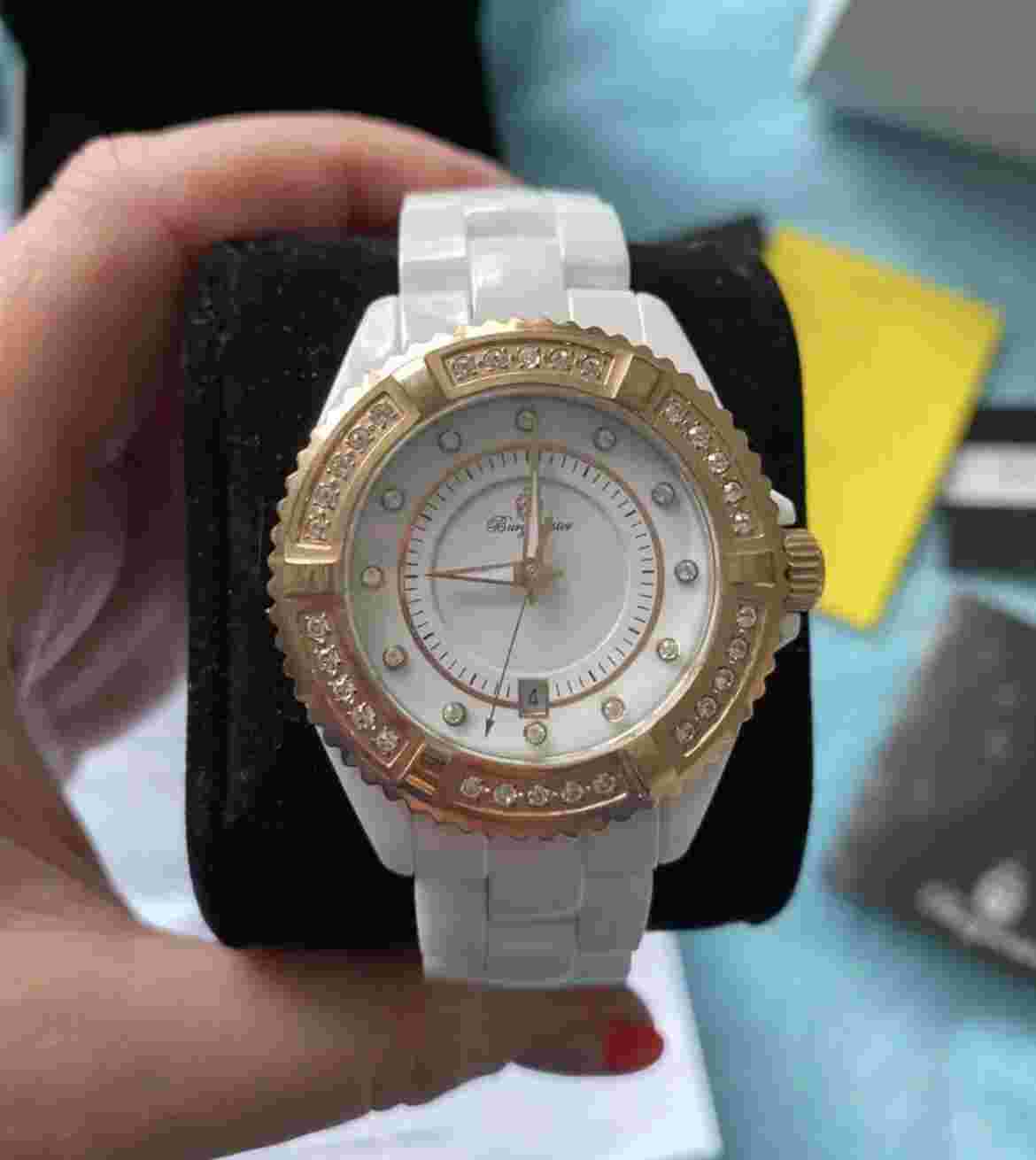 BURGMEISTER Ladies Analog Quartz Watch White Bm151-586 RRP£800