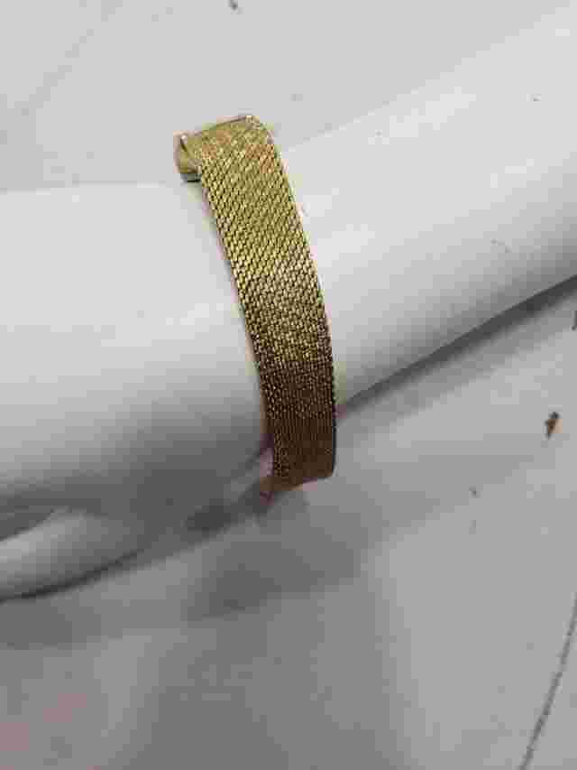 Vintage Women’s Gold Plated Neiman Marcus Wind Up Watch 17 Jewels Untested