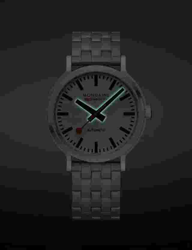 Mondaine MST.4161B.SJ Mens Watch SBB Original Automatic 41mm 3ATM