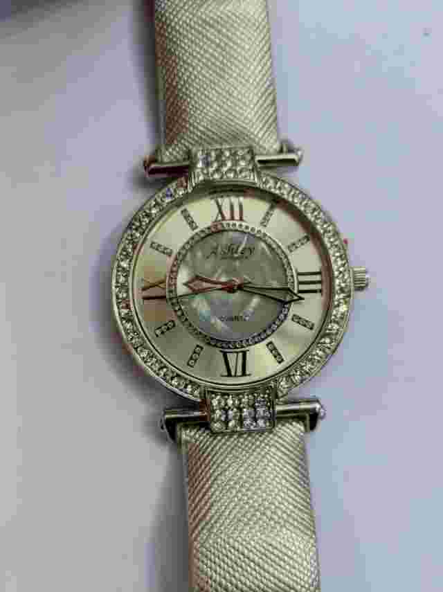 Ashley Princess gemstones quartz luxury ladies watch