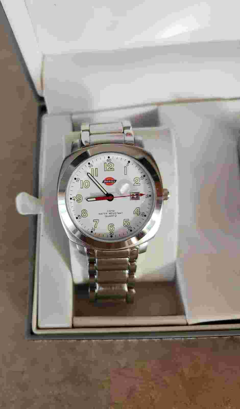DICKIES WATCH & PEN LIGHT BOXED SET WORKS!