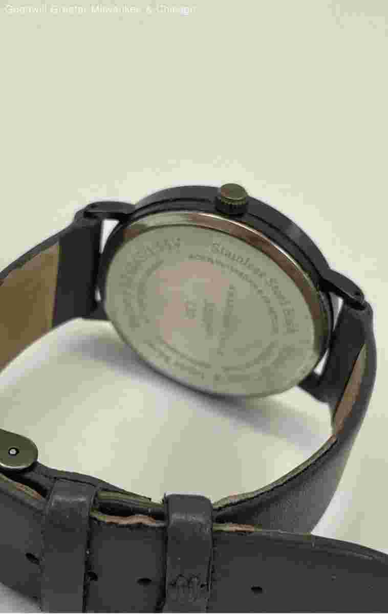 Men's American Eagle Stainless-Steel Grey Dial and Band Wristwatch, 31.4g