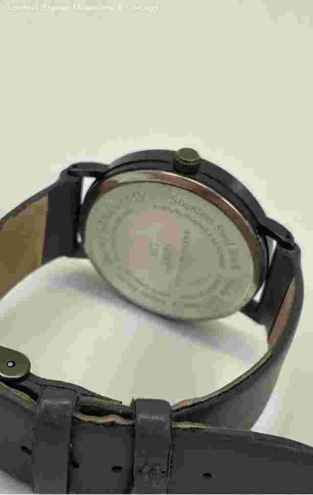 Men's American Eagle Stainless-Steel Grey Dial and Band Wristwatch, 31.4g