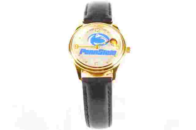 Pennstate Vintage Quartz Wristwatch Sun Time Penn State Football Magic Dial