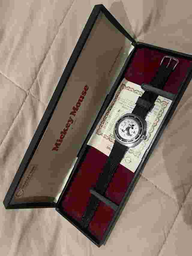 vintage Bradley mickey mouse watch