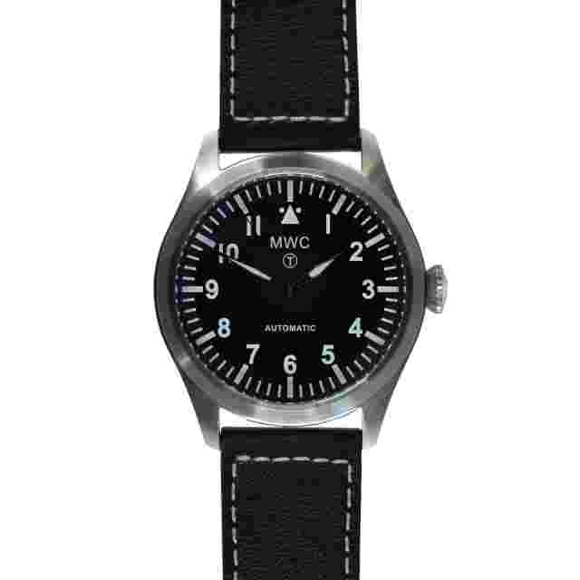 MWC 1940s Pattern Classic 46mm XL Military Pilots Watch CLIX/SS/B/ND