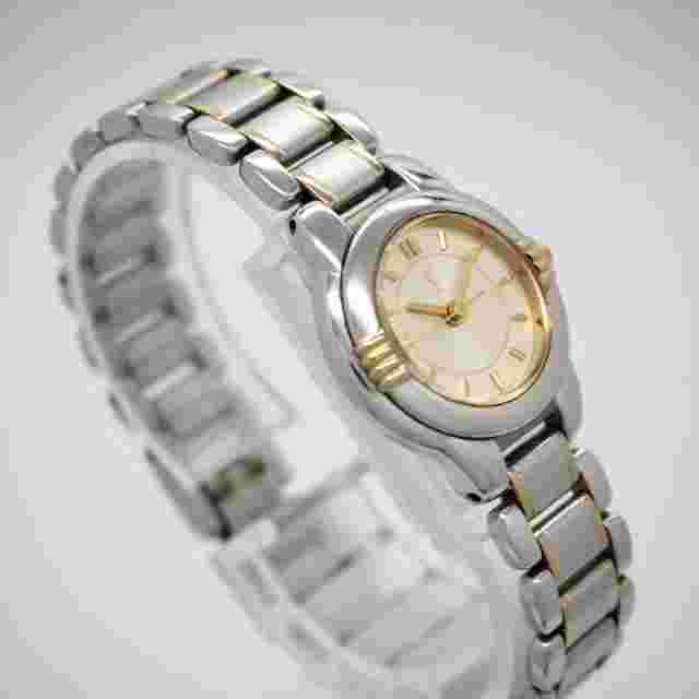 Saint Laurent Watch Wristwatch YSL Cassandra Gold Silver Women's Authentic