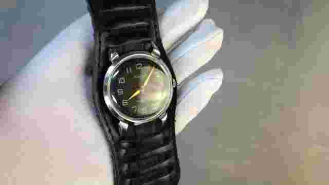 Vintage military mens watch KIROVSKIE krab USSR 1950s 1MChZ Soviet КИРОВСКИЕ⌚💥