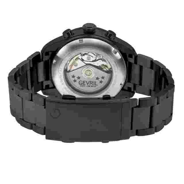 Gevril Men's 48623B Yorkville Chrono Swiss Automatic ETA 7750 Divers Steel Watch