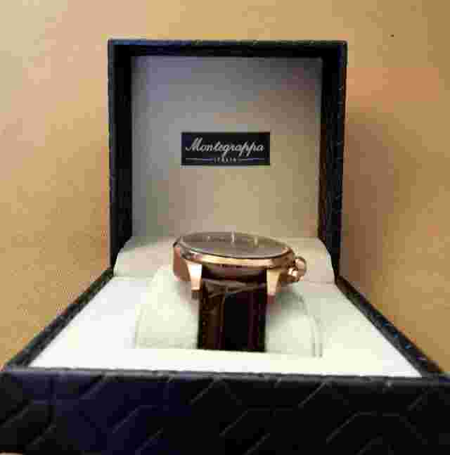 Montegrappa Fortuna Chronograph Watch with Original Case